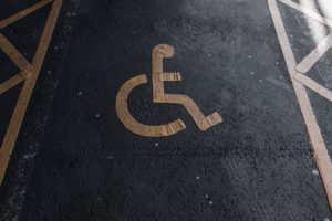 handicapped parking spot