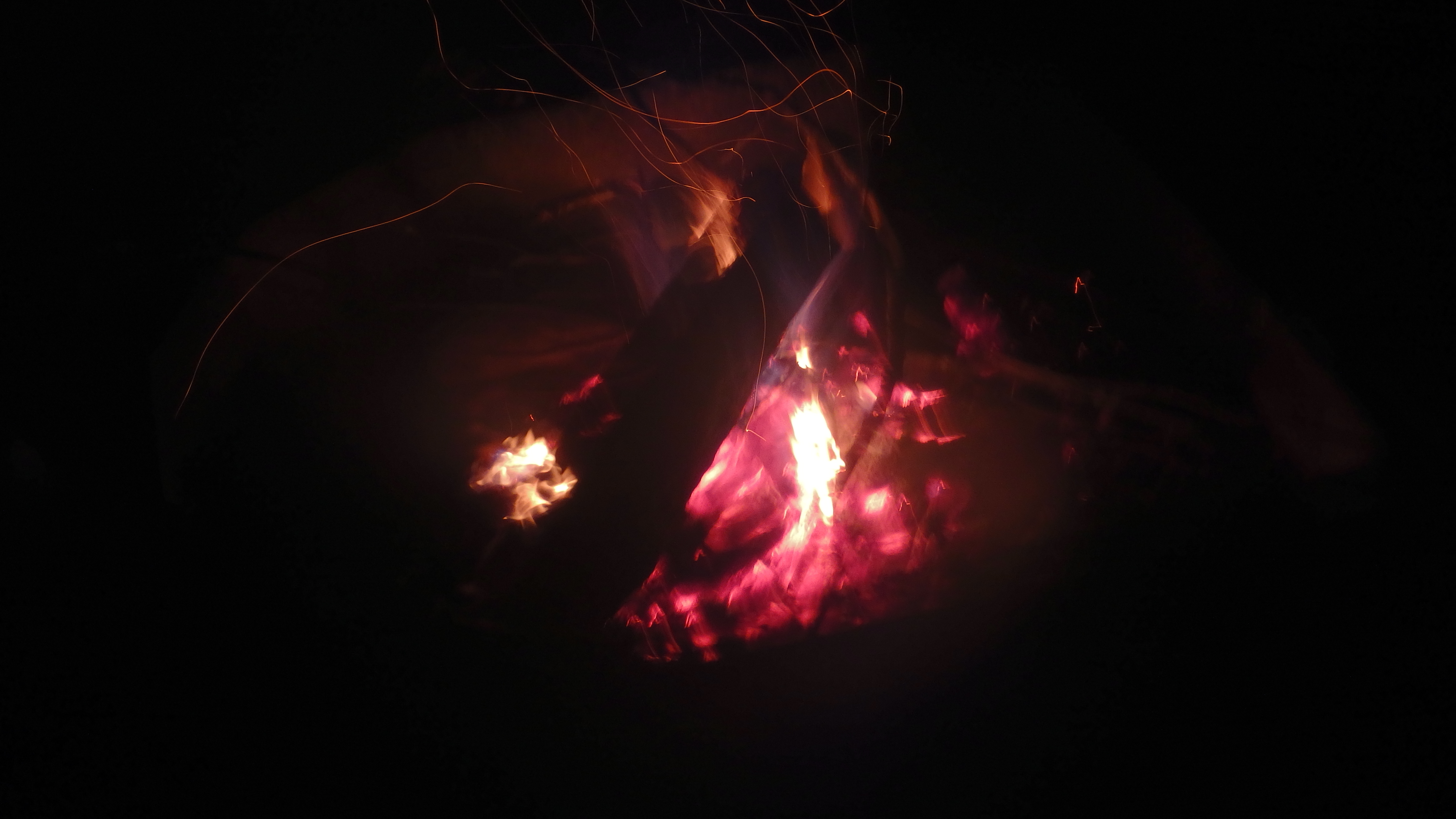 Nighttime Campfire